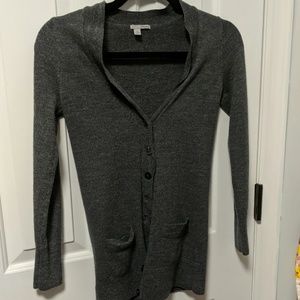 Charcoal gray cardigan